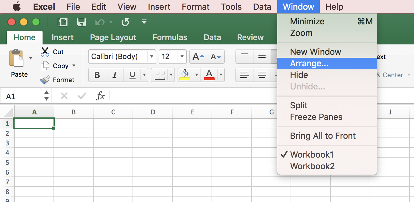 how excel for mac